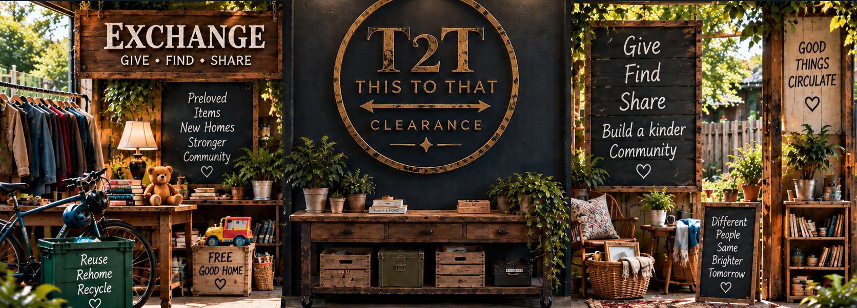 T2T Exchange: give, find and share useful things locally
